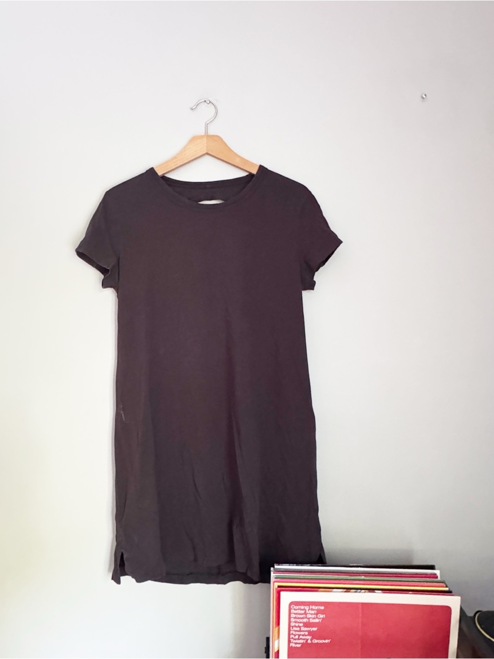 Lululemon black Basic Short Sleeve T-Shirt Dress